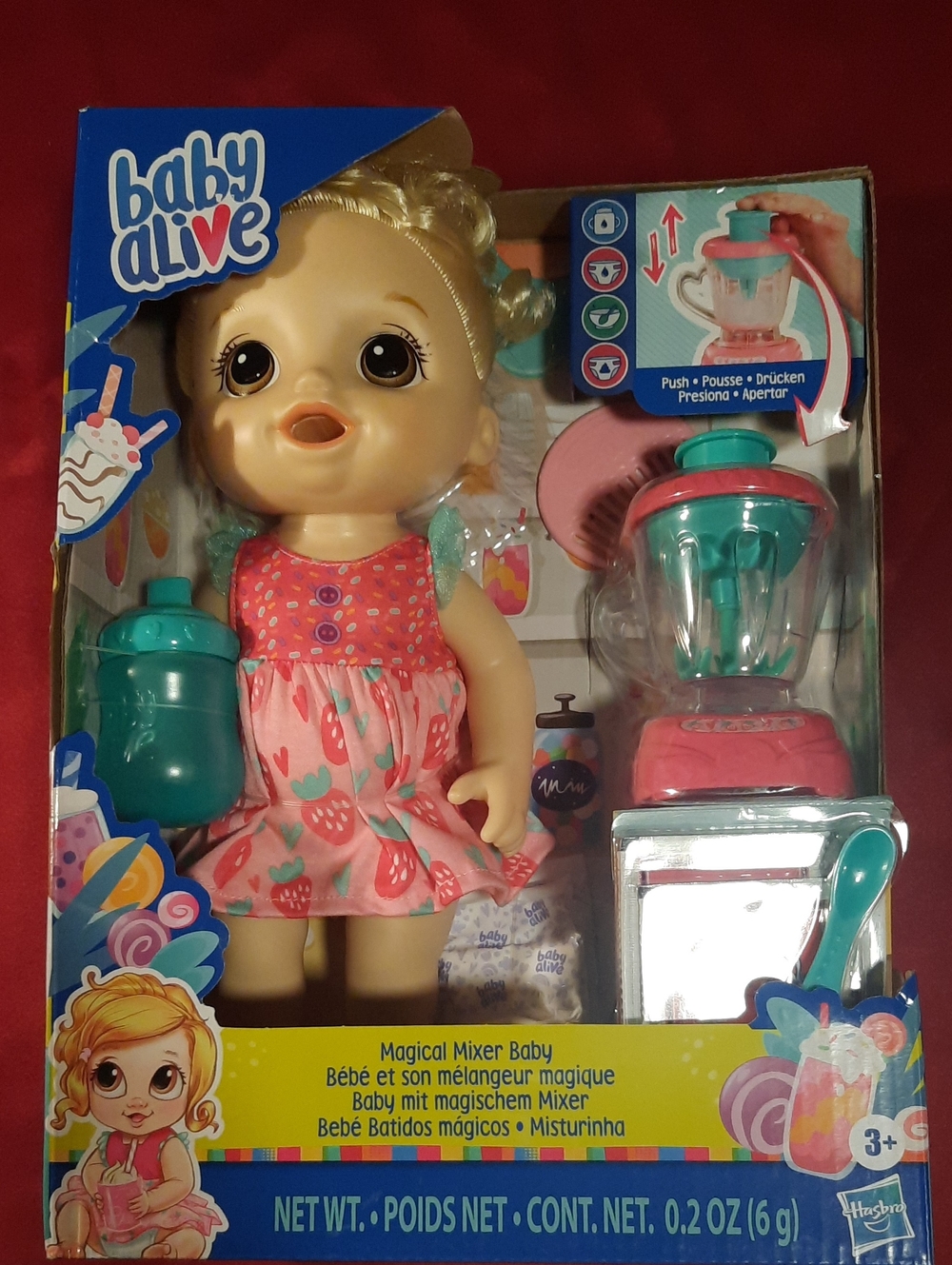 Strawberry Magical Mixer Baby Alive Collectors Doll With Accessories